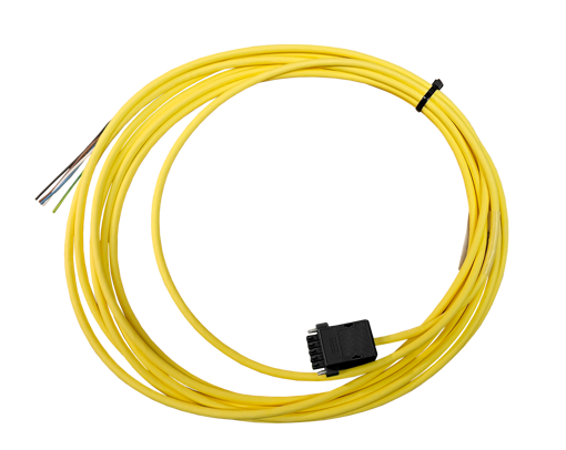 Picture of Cable, Channel Supply, LED Curing, 5 conductors, 22AWG, 5 meters, Molded